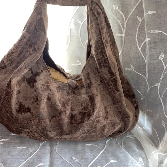 Brown Hobo Bag with Slouchy Design - Picture 1 of 9